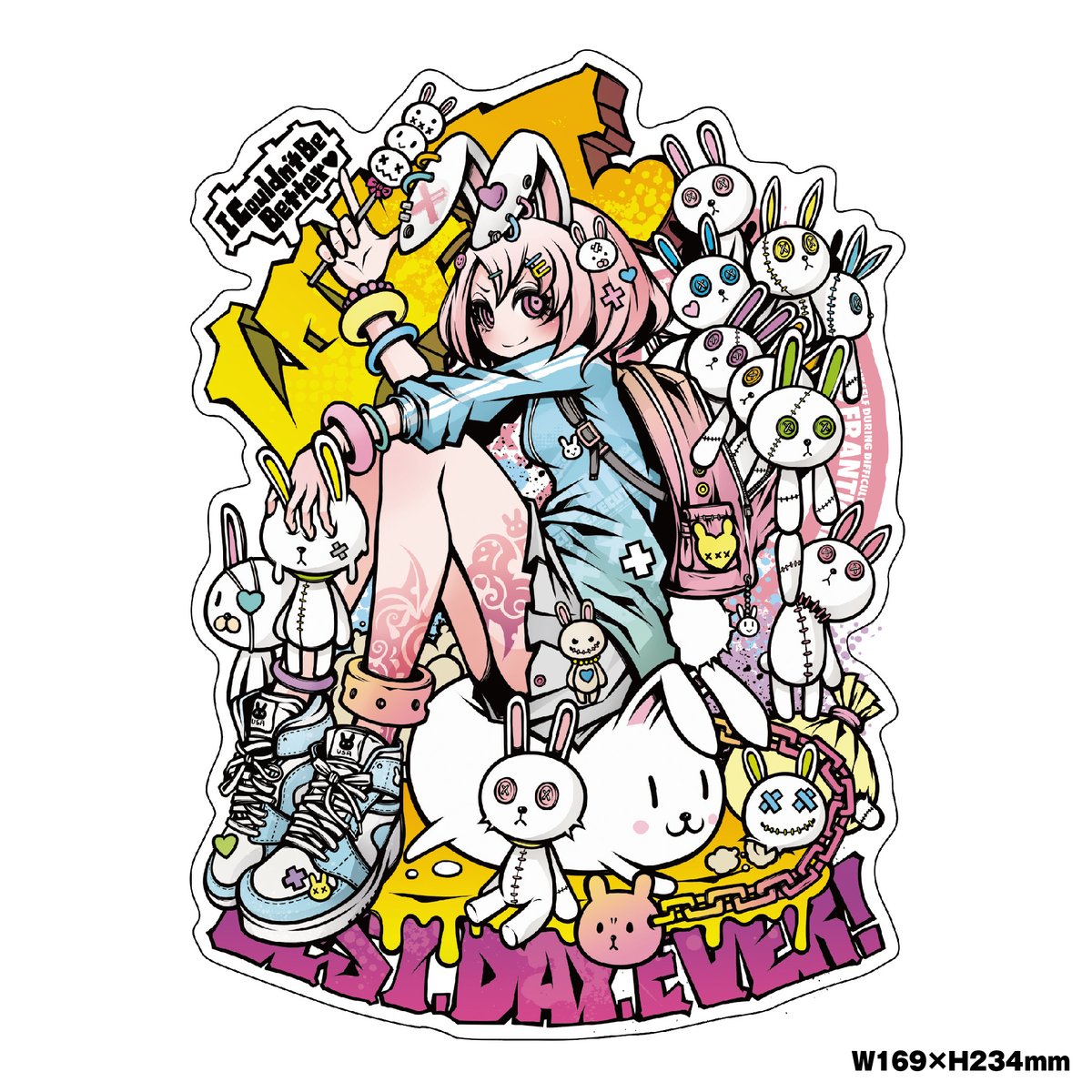 「Big Size Sticker 」|Project.C.K.のイラスト