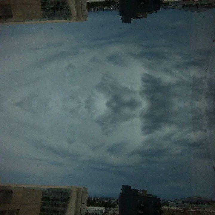fractalangels's tweet photo. More faces in the sky before a rain storm #ufotwitterweek #alien #ufotwitter #ufo #cloudbeings #weirdclouds https://t.co/2QPhgGDTQd