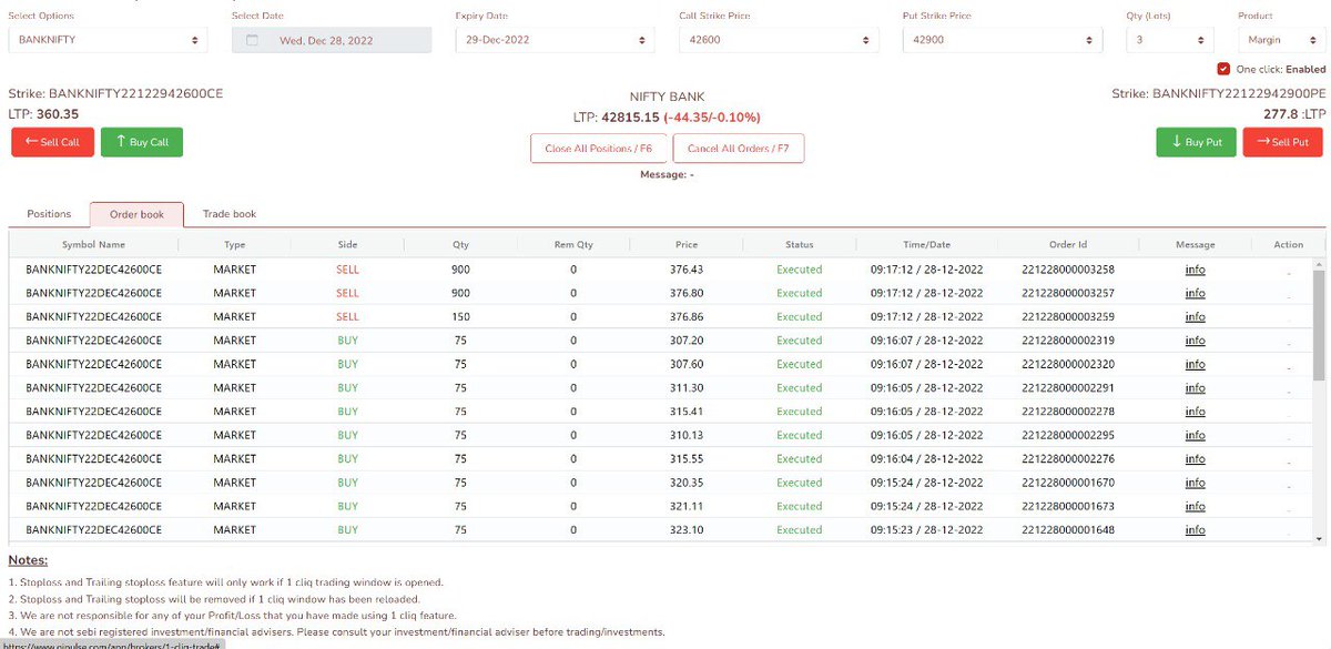 Justsiva123's tweet photo. 🔥🔥🔥 Opening Trade Using Trailing SL in #1Cliq... Video Soon🔥🔥🔥

Share Us Your Experience With New Feature

@OiPulse 

https://t.co/kvqvIkyxE3 https://t.co/0UXL8oY0AL