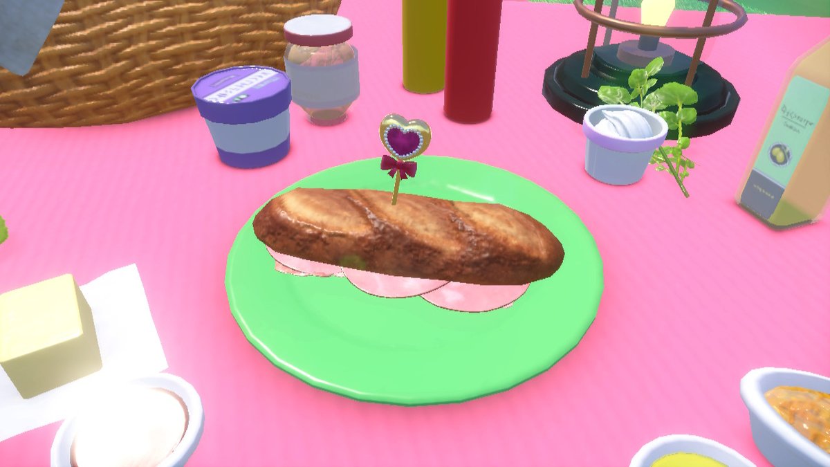 pockycrossing's tweet photo. why is my favorite part of this game the sandwich simulator #PokemonScarletViolet #NintendoSwitch https://t.co/XG96oll5xp