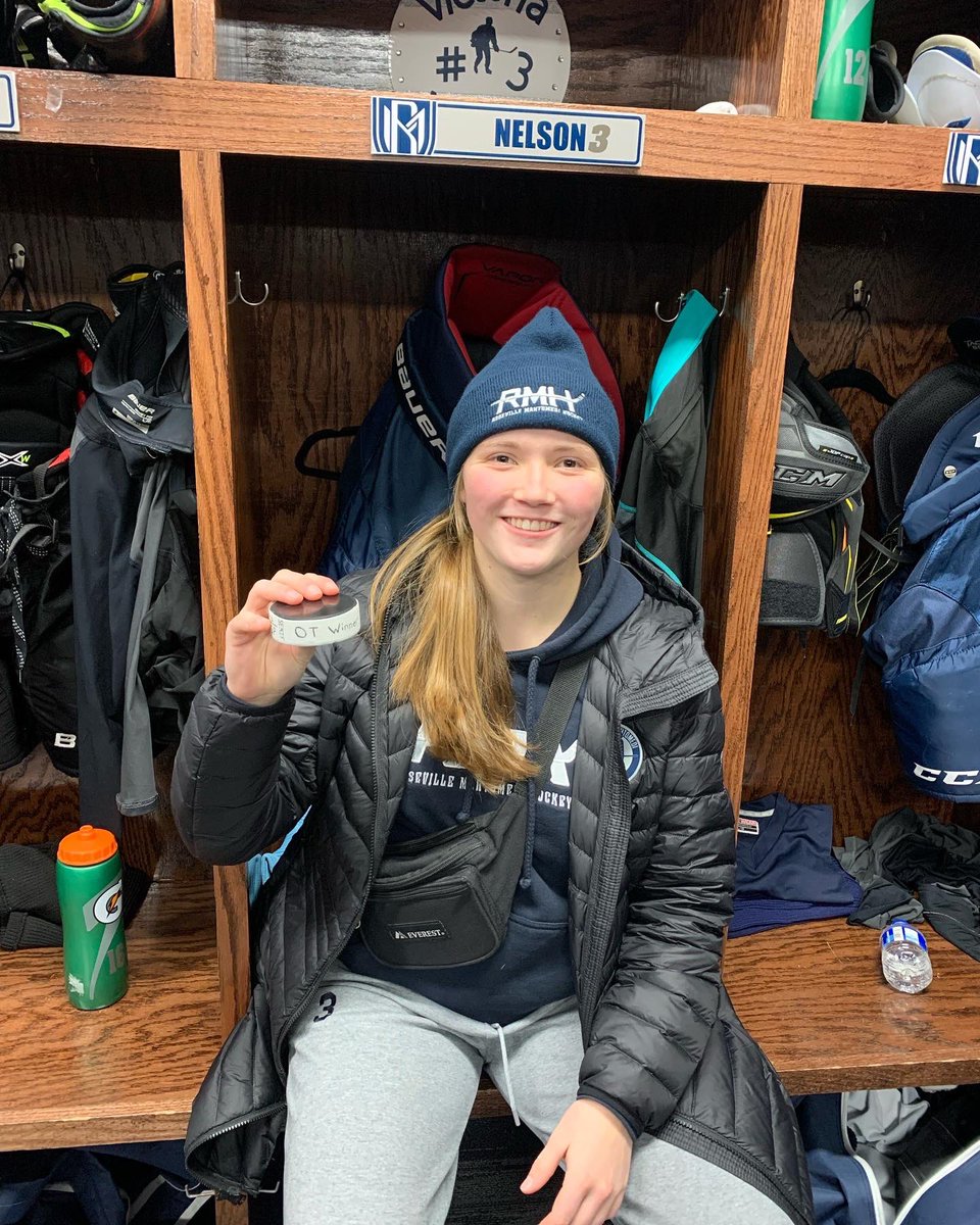 RMG_Hockey's tweet photo. Thrilling 2-1 victory in OT vs SSP send us to the championship! Whole team was believing, Vicky stuffs home the GWG! #crashthenet #believe #love #kaposiaclassic🏆 https://t.co/VUplHSxkwR