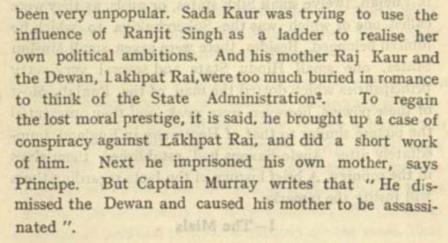 SinghPajinder's tweet photo. Wow Saar.
Raj Kaur, mother of Ranjit Singh had romantic relationship with Lakhpat Rai (the one who caused Chotta Gulughara). Later this one eyed man imprisoned and killed his own mother.
Khalsa Raj was the best ever saaaar
🥺👉👈 https://t.co/is1gjv0EzL