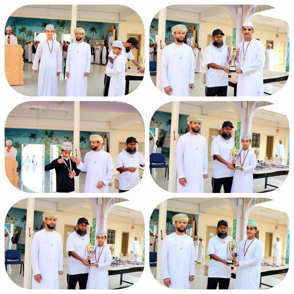 تم تكريم الفائزين في الدوري الرياضي لمسابقة كرة القدم بين الفصول الدراسية وحكام الدوري وكذلك طلاب تحية العلم