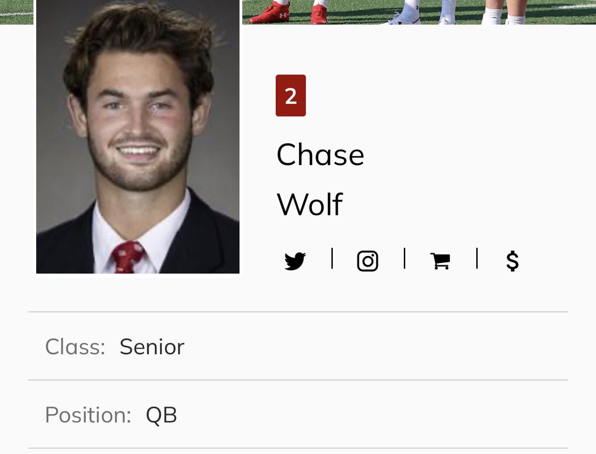 RedditCFB's tweet photo. Wisconsin QB tonight is a first round all-name team pick. 🏃‍♂️🐺 https://t.co/AuVu8D0zMp