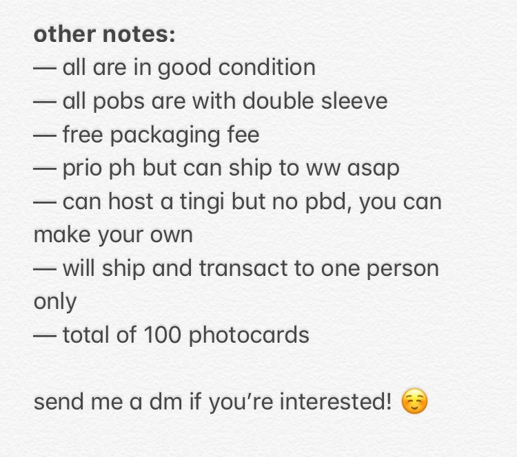 wts lfb the boyz photocards ph ina thai kr ww worldwide 양도 더보이즈 영훈 뉴  

— 13k / $230 for the whole set
— 5k / $100 down payment required (non refundable) remaining balance can be discussed through dms
— STRICTLY SELLING AS SET ONLY