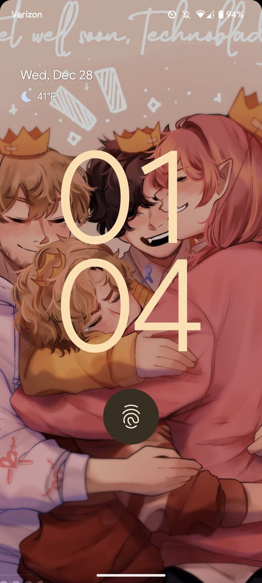 AmRatJesus's tweet photo. I saw this on tl so show me your lockscreens!!!! I'll judge you!!! 
here's mine :) it's been this since august 2021 https://t.co/frcLW387ai