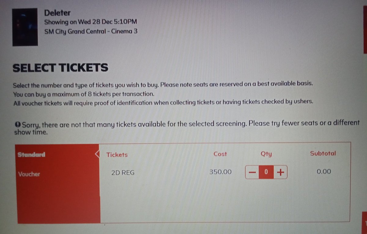 DailyPinoyMusic's tweet photo. SOLD OUT ALERT!

📈SM City Daet 3:00PM - SOLD OUT!

📈SM City Grand Central 5:10PM - SOLD OUT!

📈SM City North Edsa 2:50PM - SOLD OUT!

📈SM City Telabastagan 3:00PM - SOLD OUT!

📈SM City Legazpi 3:15PM - SOLD OUT!

#Deleter #DeleterNowShowing https://t.co/Z03GigbtDY