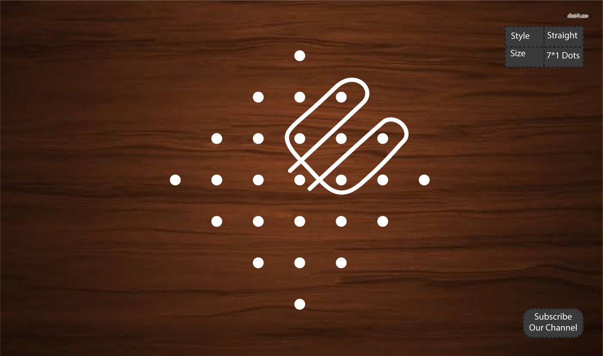 Simple Daily Special Kolam Dots | kambikolam | Muggulu | sikkukolam | Me... youtu.be/XXxzveBQDHA