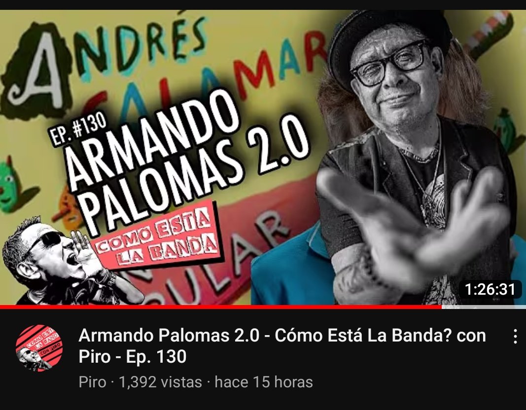 tengoNuevoX's tweet photo. "El hombre es destino pero también voluntad..."
#ArmandoPalomas @ELPALOMAS
para #ComoEstaLaBanda de @PiropeMX
#Podcast
#Rock
#SiguemeYTeSigo https://t.co/X9AJQgtYC3