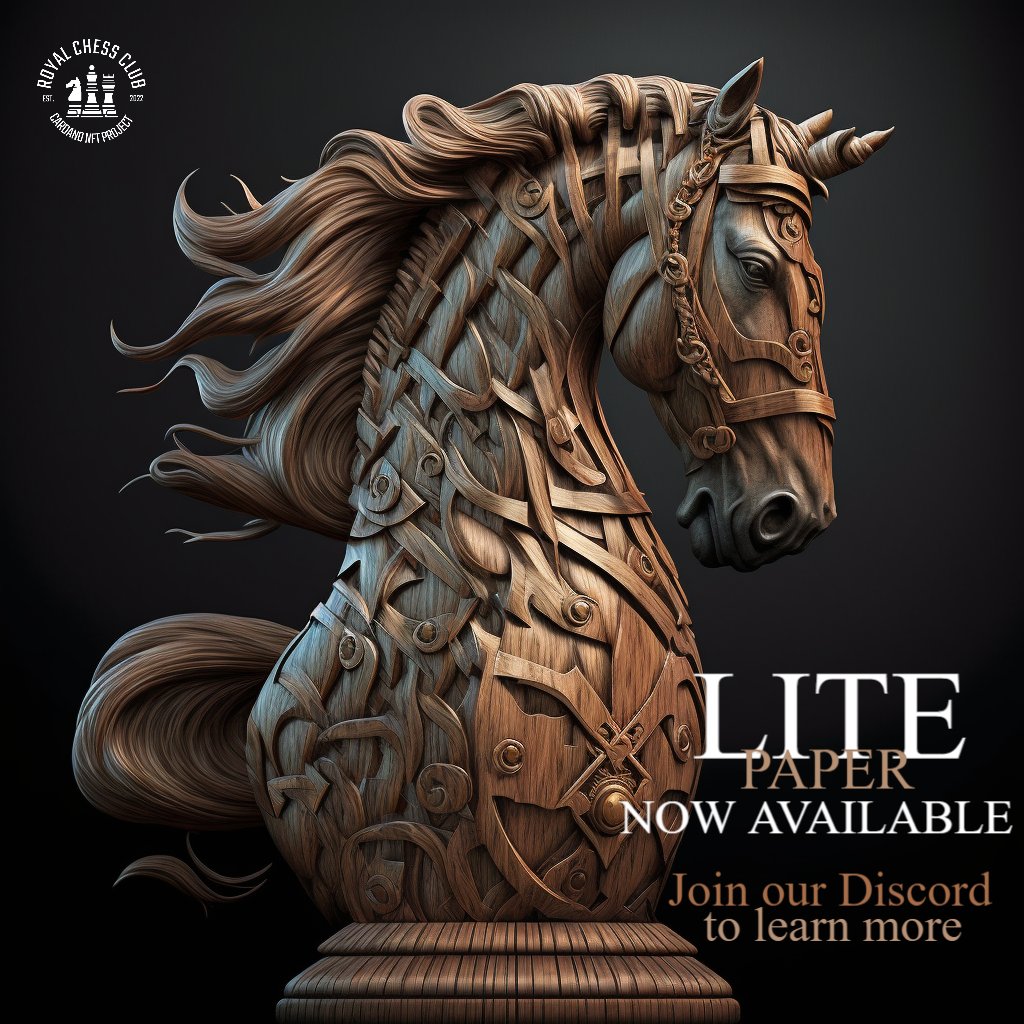 Royal_ChessClub's tweet photo. 🔥 Litepaper v2.0 🔥 

We are excited to share our v2.0 of Litepaper. It is available on https://t.co/vbuZB9Yuqg and our website https://t.co/ZxEy9Aym3o.

Win 1x10 WL 🥳
✅ Follow Us
✅ Like / RT / Tag
✅ Join https://t.co/Im6JU65hle
🏆 10 WL spots
⏱️24 hrs⏱️

#RCC #Cardano #NFT https://t.co/NtKwKFxozb