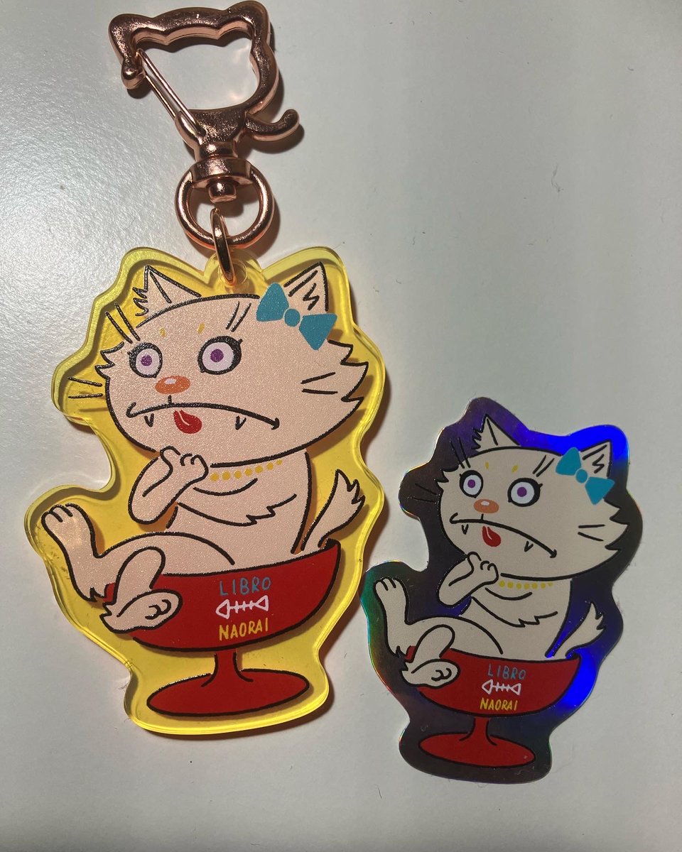 新しいキーホルダーとステッカーが到着しました！〜アルバム「なおらい