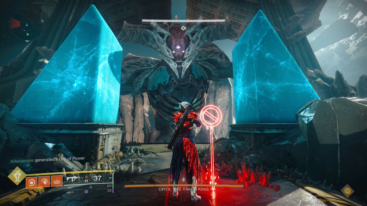 Sometimes you have to tell Oryx where your boundaries are and make sure he respects them. #Destiny2