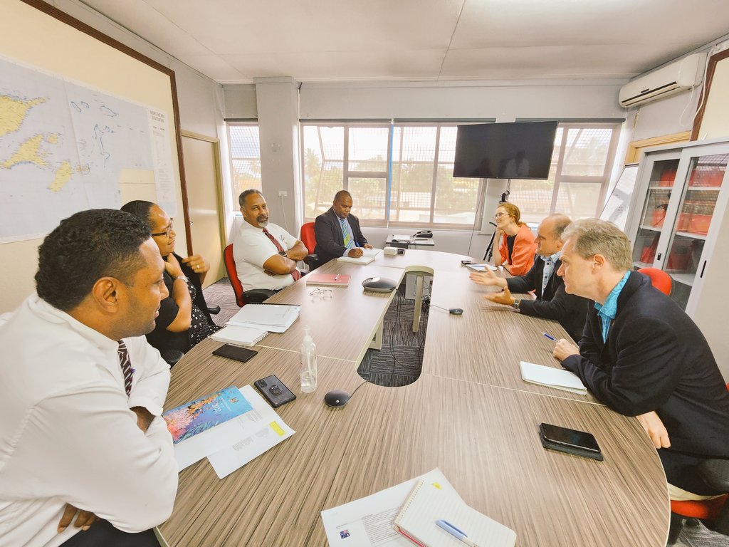 This morning we welcomed our new Minister and Assistant Minister and also held our 1st bilateral meeting with the Australian Government..

Remember team Fiji - we are still in the cyclone season,pls stay alert and safe