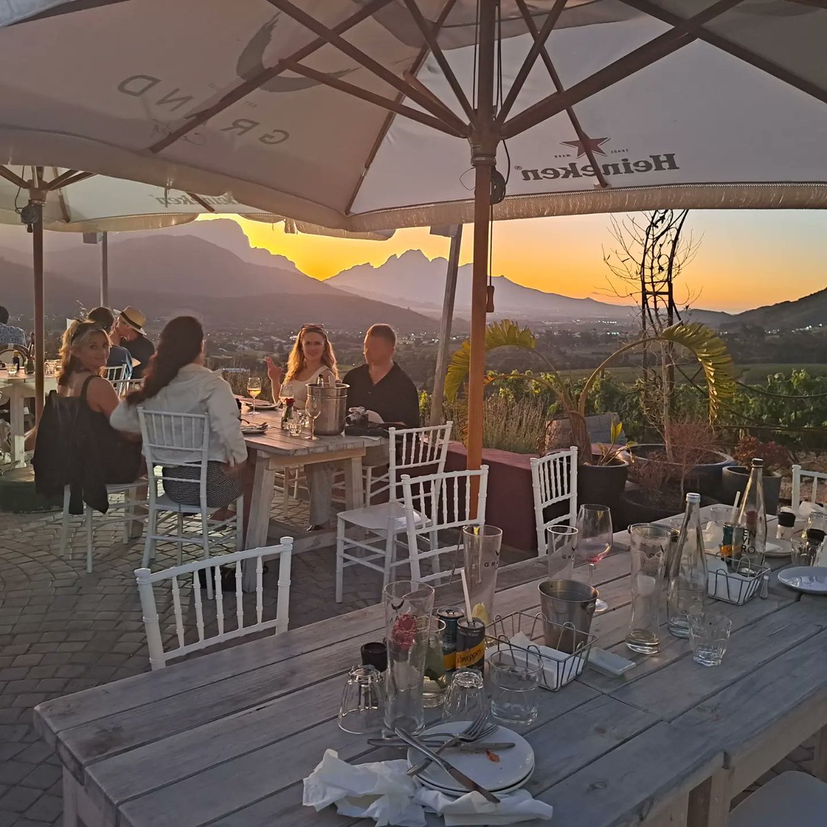laurencohen's tweet photo. Last night's dinner setting in @Franschhoek_SA. #franschhoek #countrygrand https://t.co/sPH5u7W7UH