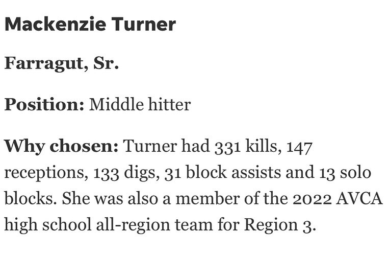 Farragut High School Volleyball tweet media