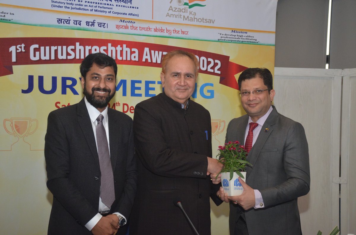 icsi_cs's tweet photo. 1st #ICSI Gurushreshtha Award 2022 - Jury Meeting https://t.co/WlPnmB58vT
