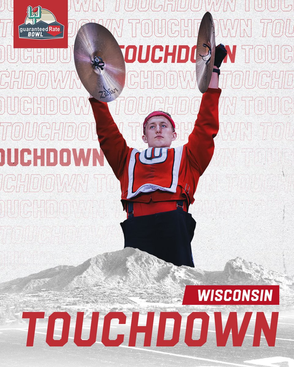 thecactusbowl's tweet photo. It's all Gucci for Rucci with another @BadgerFootball touchdown! https://t.co/Zzc8LeVcC1