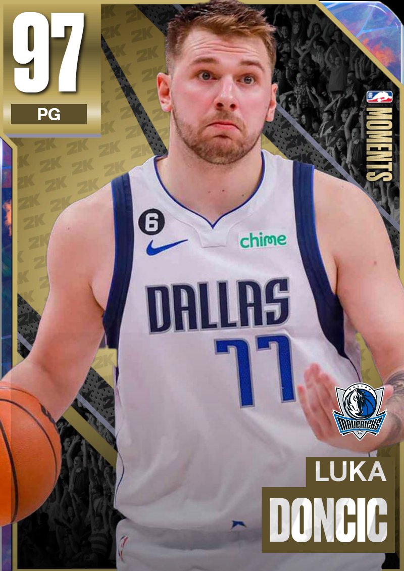 CarlosxcStory's tweet photo. Don't let us down 2K... Luka deserves a galaxy opal moments cards. 60/21/10 🪄 @NBA2K_MyTEAM https://t.co/XBImRbeXhV