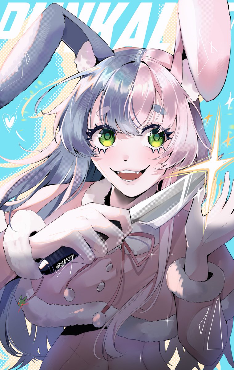 swessyy's tweet photo. Murder bunni ✨🔪✨
#Lopillust @Punkalopi #art https://t.co/WkNhZZ8Llf