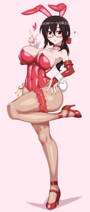 skebリクで個人VTuber「進藤きき」さんのバニー衣装を描かせていただきやした
#きき60絵 