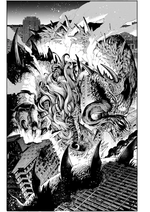 こんな絵ありますけど漫画家漫画です!『龍とカメレオン』https://t.co/4UVtAYcArN 