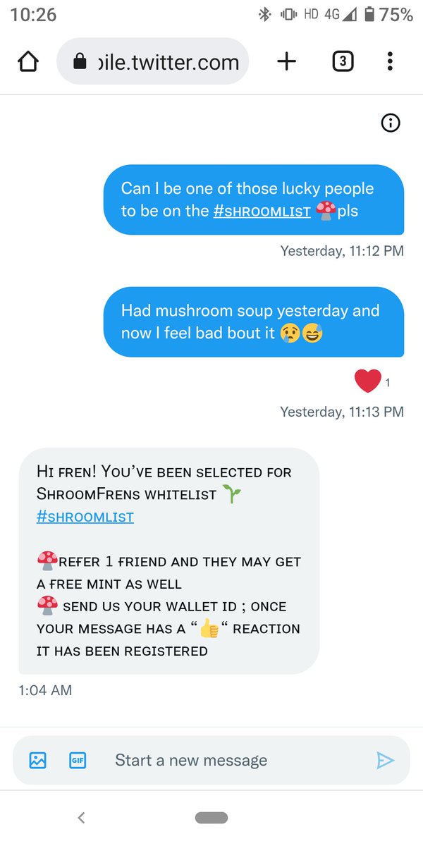 abii_og's tweet photo. Thankyou so much @ShroomFrensNFT for the #Shroomlist ❤️🍄
I refer my fren @GalwynART 💪
Let's Goooooo 🔥 https://t.co/2QbqGDcUzs