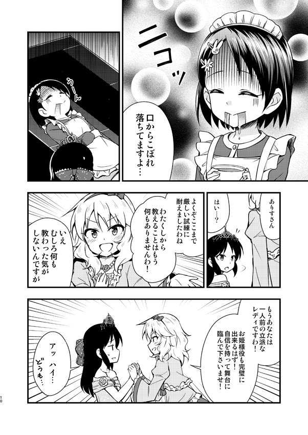 橘ありすがお姫様役のために特訓するお話(3/3) 