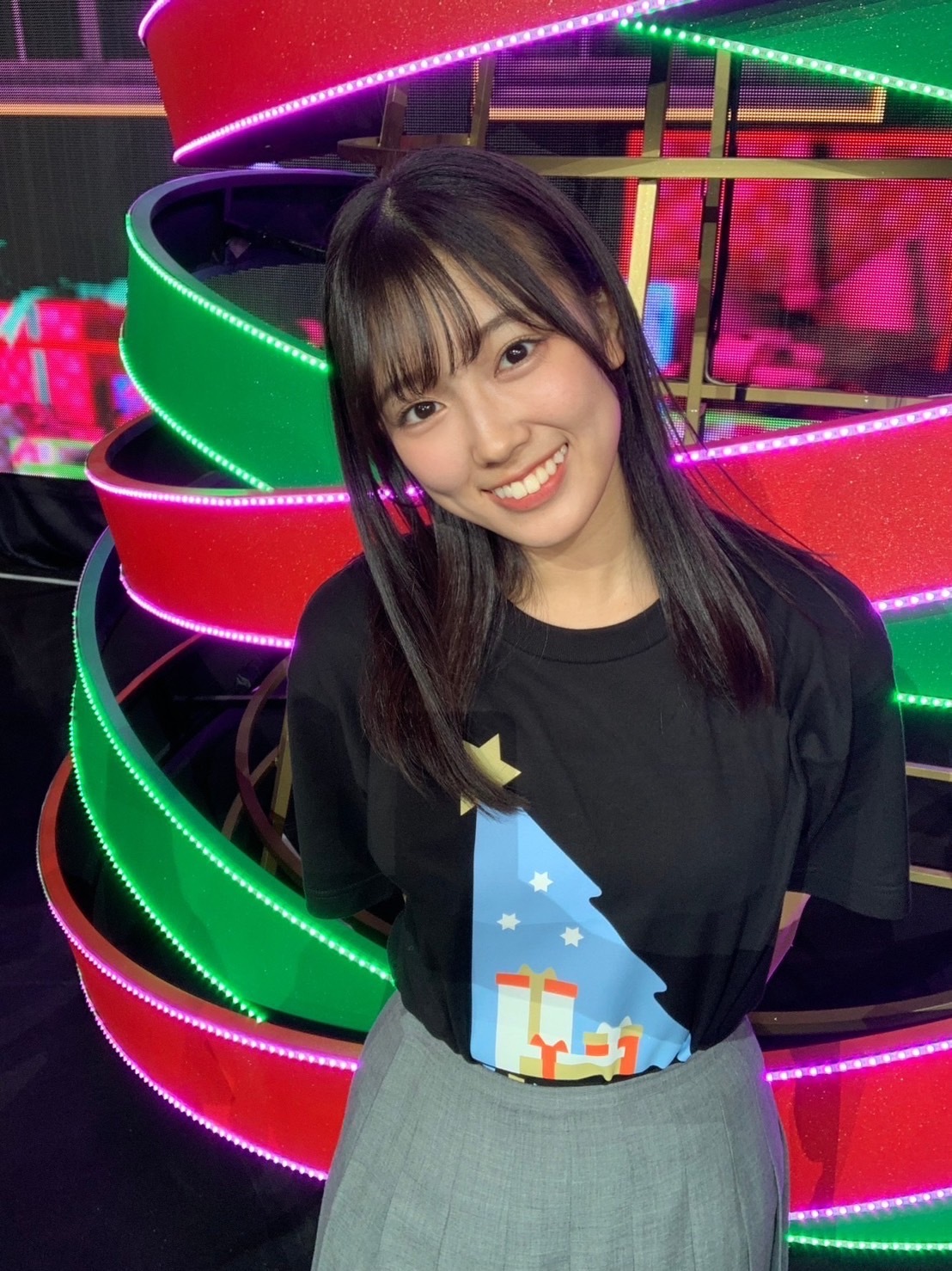 日向坂46 清水理央 サイン Tシャツ 4期生 清水理央 日向坂46 4期生 お見立て会 Tシャツ サイン入り 日向坂46 四