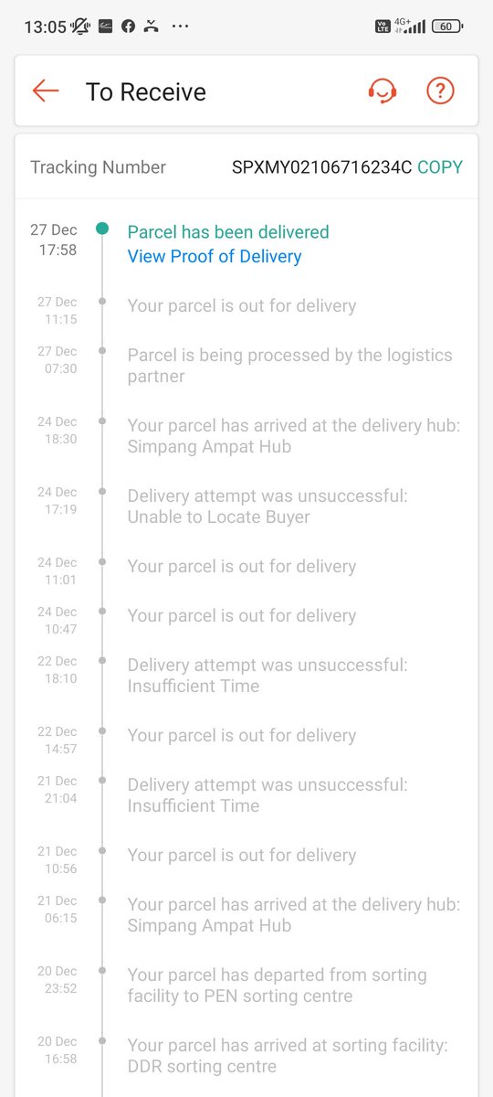 ariffmahmud's tweet photo. Context, haram sekali pun x call. Main habaq kata insufficient time pastu unable to locate lepastu deliver salah rumah. @ShopeeMY I'm sick of this unprofessional habit! https://t.co/pmZZbX145K
