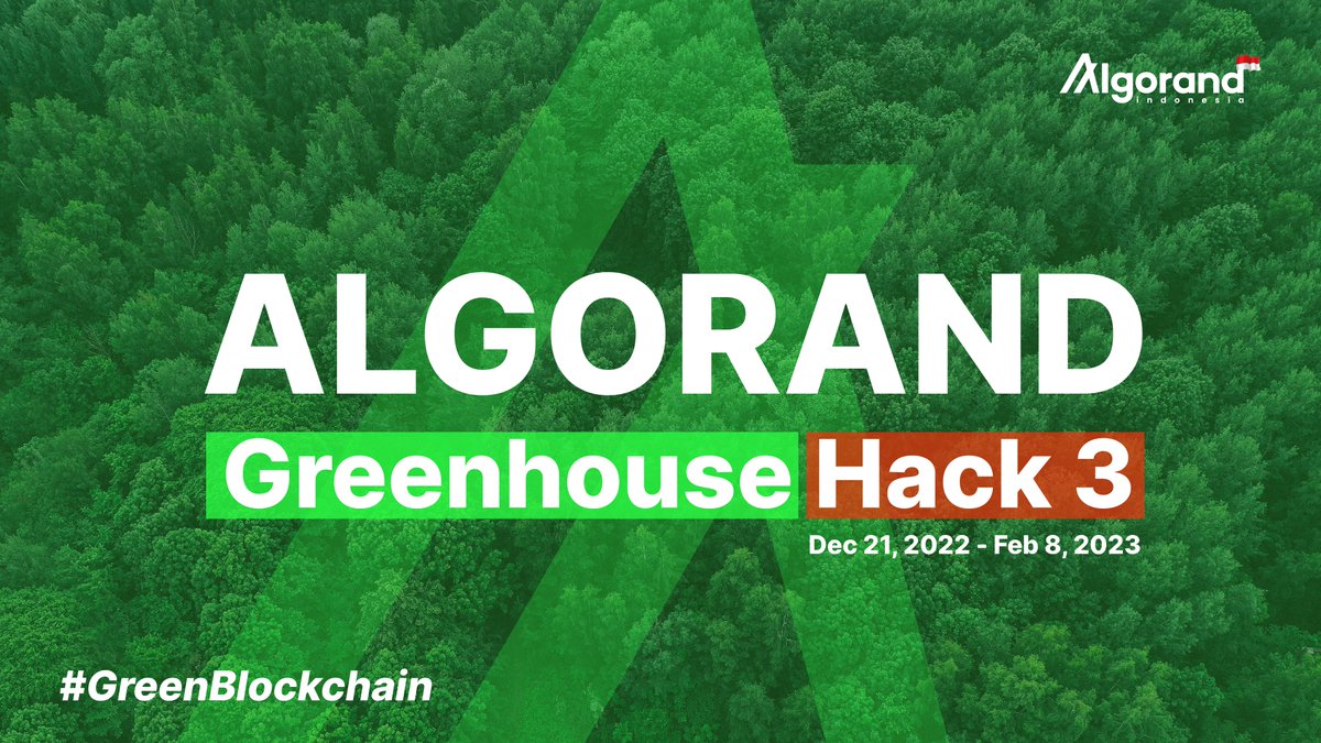 Ngk bisa koding ya gak masalah, krena di #Algorand Greenhouse Hack 3 siapapun bsa mengikuti codeless/learning bounty.

Prize nya? 3x UMR Jakarta lah😅

Info: t.me/AlgorandIndone…
<a href="/DevGreenhouse/">Algorand Developer Greenhouse</a> <a href="/gitcoin/">Gitcoin</a> <a href="/Algorand/">Algorand Technologies</a> 

#algofam #nft #defi #web3