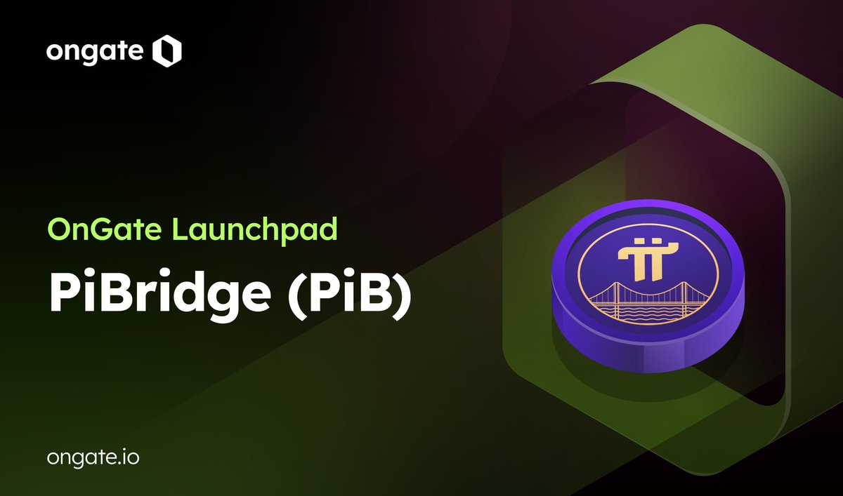 🥳 Welcome @PiBridgeOrg - the next #Launchpad on <a href="/OnGate_Pad/">OnGate</a> 🚀

Go to ongate.io 👉 Own your $PiB 👉 get your profit 😍

💰: 1 ONUS = 45,455 PiB
🕰️: 3:00 UTC Dec 28 - Dec 30
🆓 Free tax
🪩 Public for sale

#IDO #Launchpad #PiB
