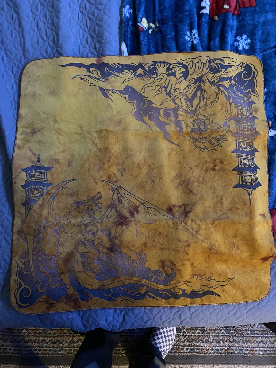 Big shout out to my fiancé for this dope ass mat arrived just in time for the #PokemonTCG #SanDiego tournament next week!🙏🏾🔥💯