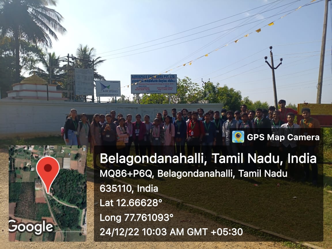 acscebangalore's tweet photo. Department of #Aerospace_Engineering students visited #TAAL, Hosur - TN  - industrial visit @ 24thDec2022 https://t.co/jSgwjeatuy