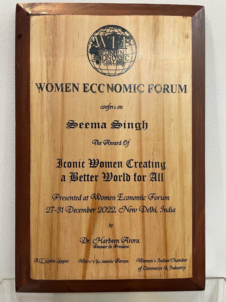 dieticianSingh's tweet photo. Great honour to Receive “Iconic Woman Award in “Women Economic forum” and Participated in G100 to G20 agenda Discussion- Bridge The Gap - Wellness & Well-being.
#AnnualWEF #WEF22 #G100 #womeneconomicforum #Women #WOMENCHAMBER #GlobalCommunity #nutritionistseemasingh
#G100toG20 https://t.co/IvVTzNs1cp
