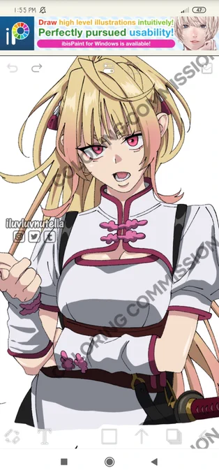 Gokurakugai Ladies! (coloring commission)#mycoloring#Gokurakugai#極楽街 