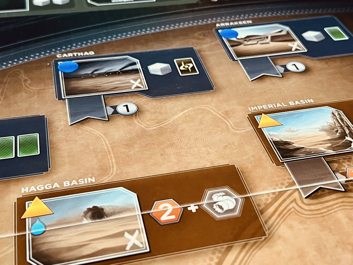 Day 360: Dune Imperium from <a href="/direwolf/">Dire Wolf</a> it’s been a bit but playing this hybrid worker placement and deck builder gives a uniquely satisfying feeling. Now with more options via the expansions it has great life in it. #duneimperium #direwolfdigital #gameaday