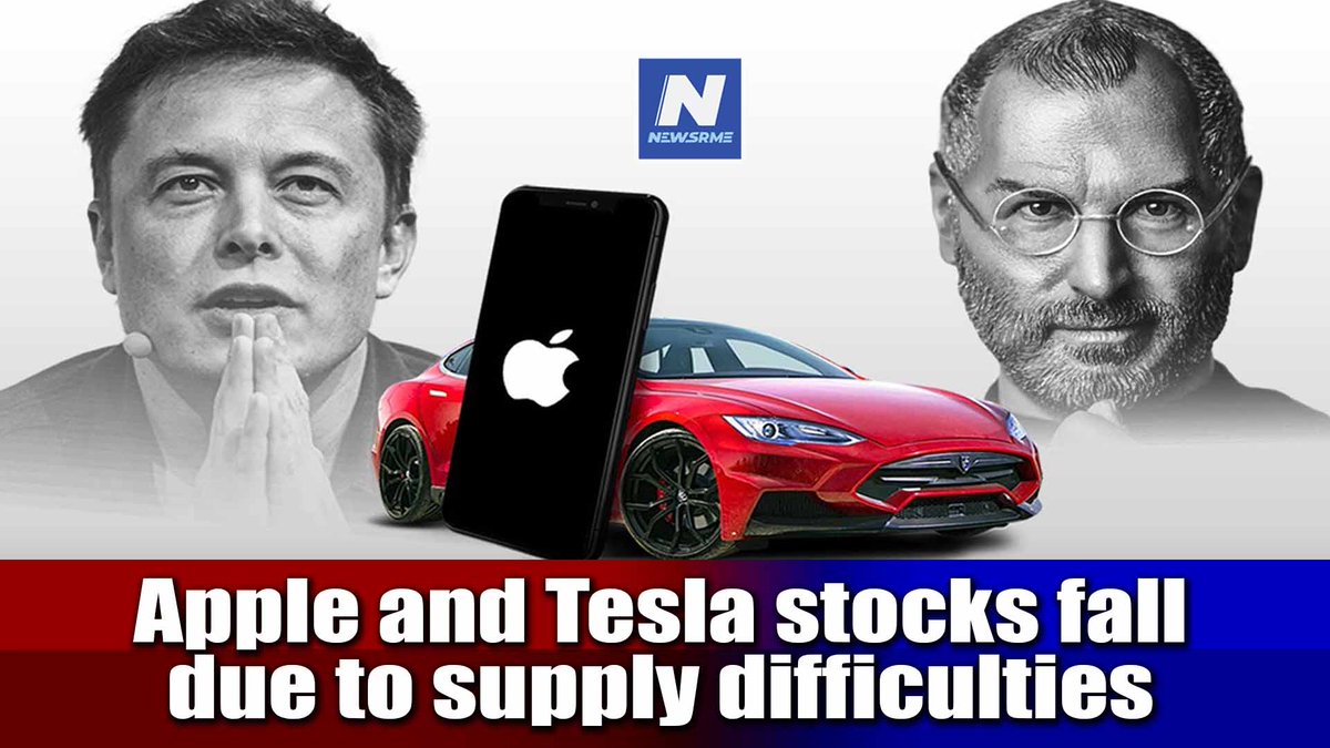 Apple and Tesla stocks fall due to supply difficulties.

Apple and Tesla stocks have fallen due to mounting fears about manufacturing line delays in China.

Apple's stock reached its lowest level since June 2021. From its peak high in November 2021, Tesla's stock has fallen 73%.