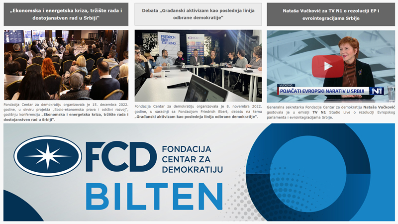 CentarOnline's tweet photo. 👉 Novi bilten Centra za demokratiju ↘️  https://t.co/eovBzsFx4F

#EU #Srbija #EUintegracije #reforme #civilnoDrustvo #ljudskaPrava #dijalog #NKEU #radnaPrava #dostojanstvenRad #socijalnaPrava #odrziviRazvoj #DijalogUcentru #socijalniForum #građanskiAktivizam #demokratija https://t.co/nqMKe3TM60