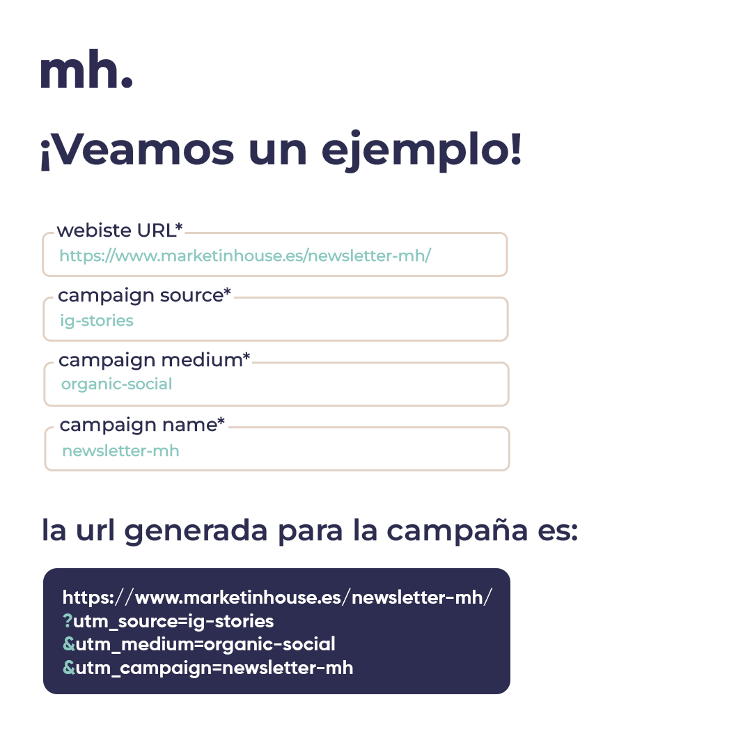 ¿Cómo puedes hacer un buen seguimiento de tus enlaces en campañas de #marketingdigital?

En este carrusel, te contamos los 5 principales tipos de utms que utilizamos en #marketinhouse y cómo crear un tracking correcto para medir el rendimiento.