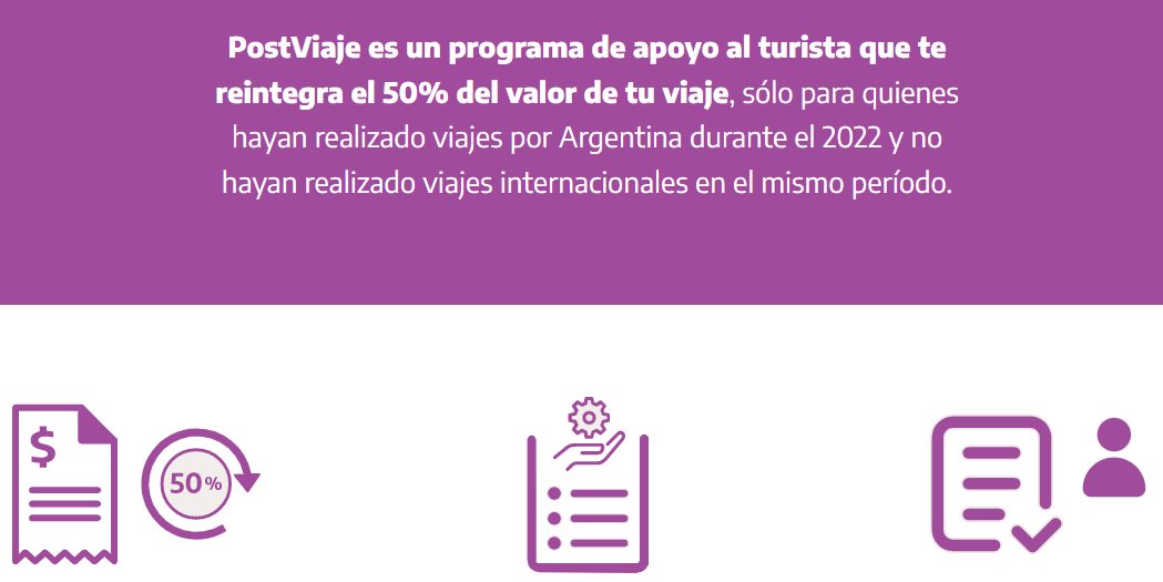 InfoViajera's tweet photo. Hay una condición en el programa #PostViaje https://t.co/AjpqgW3VwA