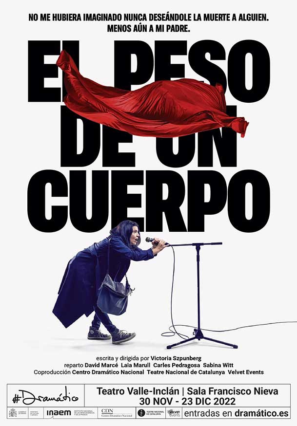 #AplausosTuiteatreros2022 para #ElPesoDeUnCuerpo no solo por su rabiosa y justificada denuncia social, sino también por saber llenar de humanidad y humor una historia que nos resuena a todas las familias.
#tuiteatreros
<a href="/szpunberg/">Victoria Szpunberg</a>
<a href="/laiamarullq/">Laia Marull</a> 
<a href="/centrodramatico/">CDN</a> 
<a href="/teatrenacional/">TNC</a>