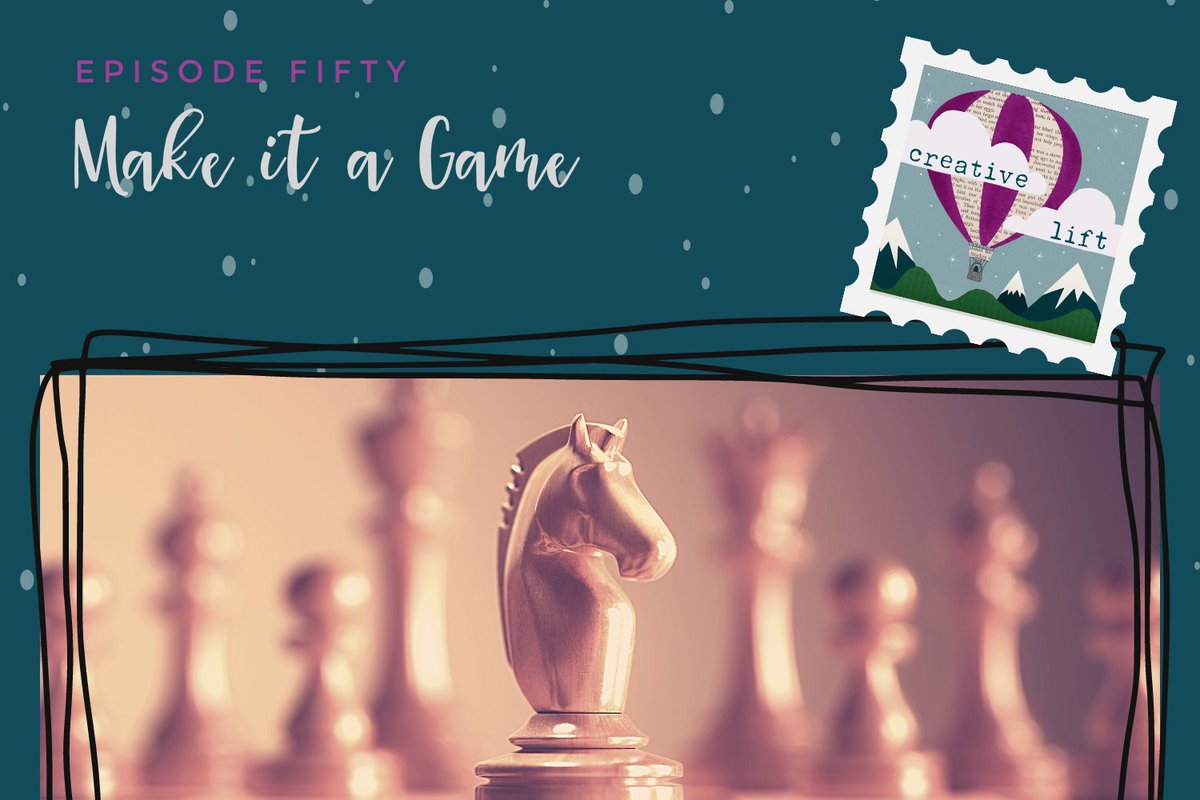 Join me for episode 50 of Creative Lift: Make it a Game as we talk about how to make your creative time into a game by shifting your mindset.

Happy Listening!