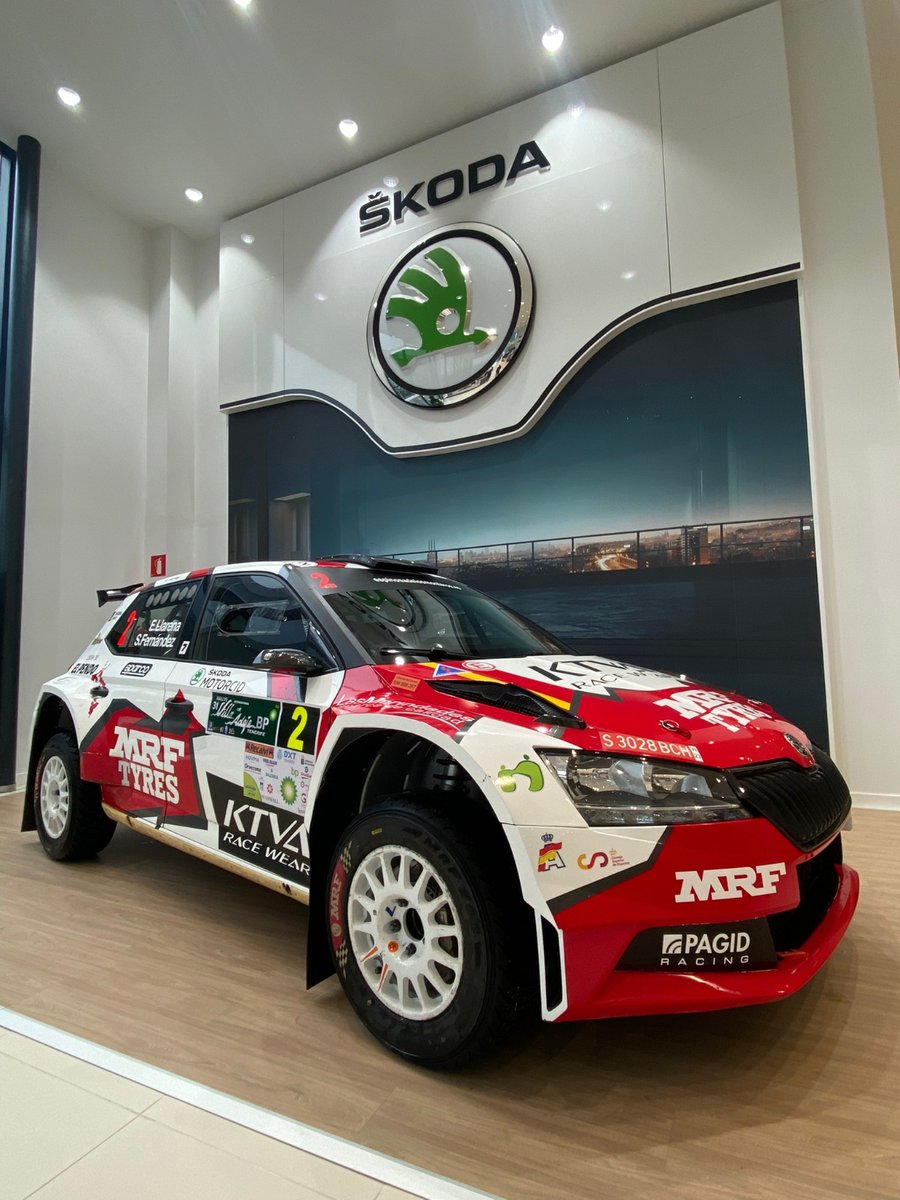 motorcid's tweet photo. Desde hoy  y hasta el próximo día 2 de Enero podéis pasaros por nuestras instalaciones en, Ctra. Madrid - Irún, Km. 234, para poder conocer el Skoda Fabia Rally2 Evo de Efrén Llanera  y Sara Fernández, con el que se proclamaron campeones del European Rally Championship 2022. https://t.co/EjufLROtNx