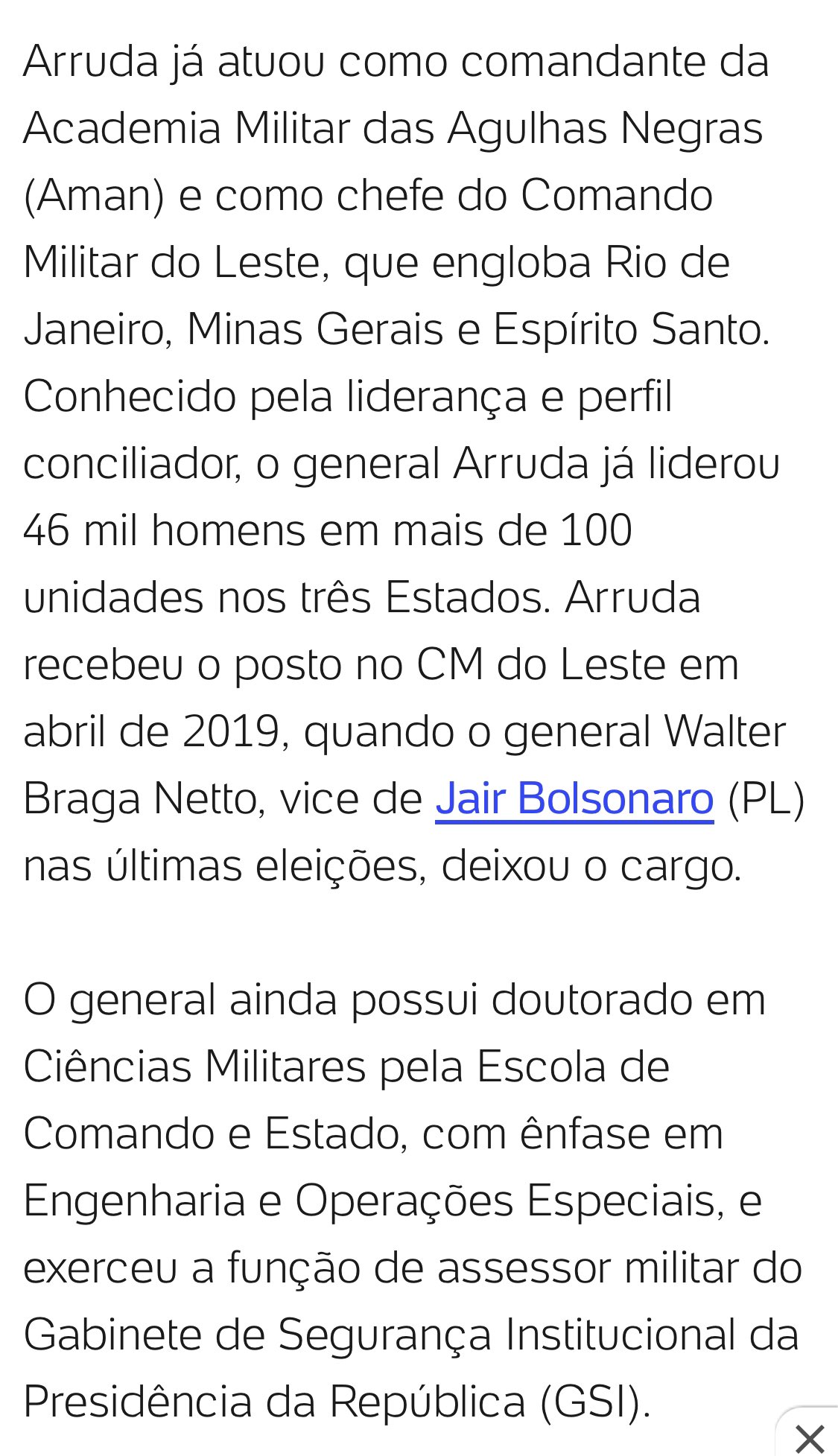 General Número 2 do GSI nomeado por Lula em janeiro é exonerado e