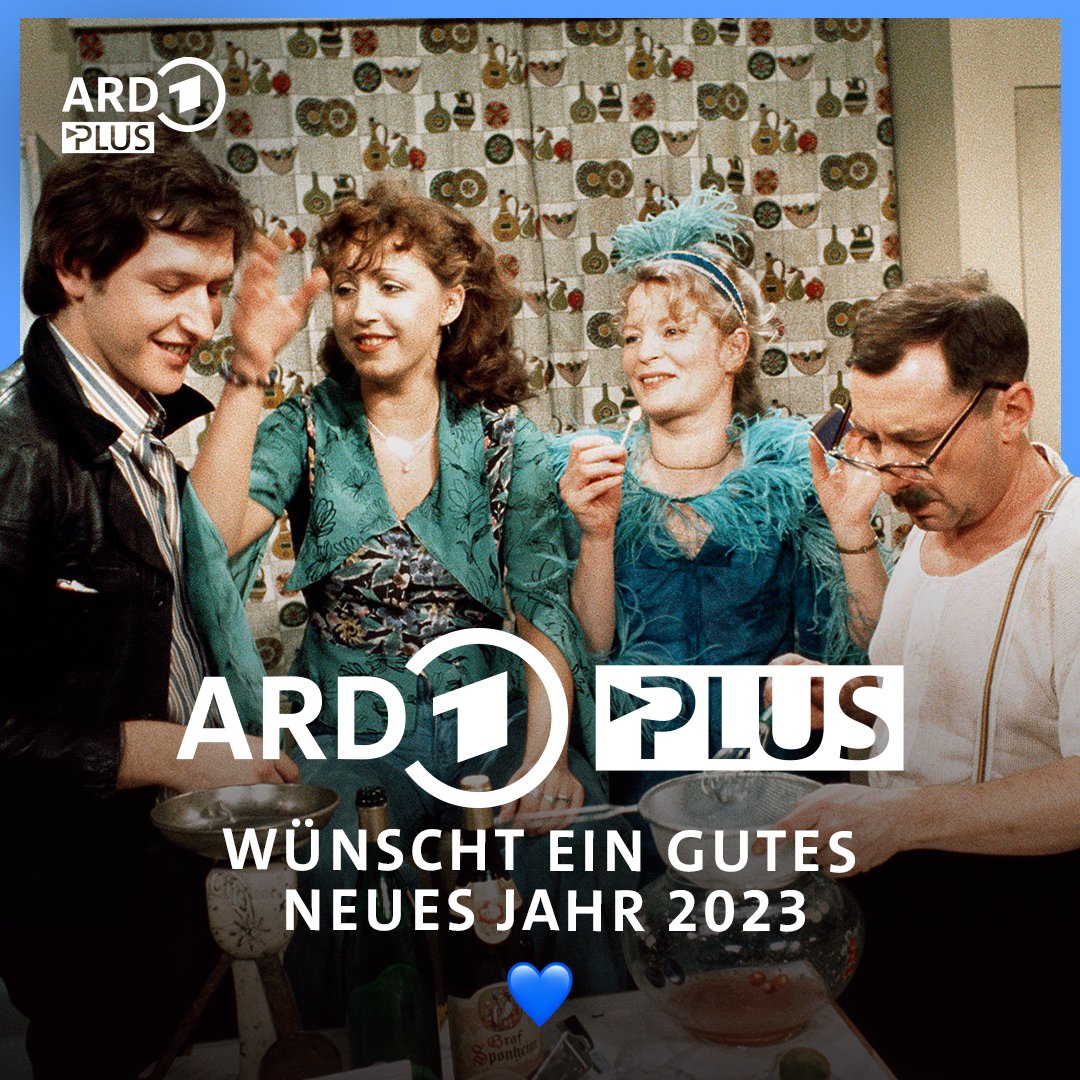 FROHES NEUES JAHR! 🥳

Falls Ihr noch die passende Beschäftigung für den #Feiertag braucht, schaut doch direkt bei uns vorbei:

▶ ardplus.de/info

#fürdich #stream #streaming #wiedersehen #wiedersehenmachtfreude #Klassiker #Kult #throwback #EinHerzUndEineSeele #ARDPlus