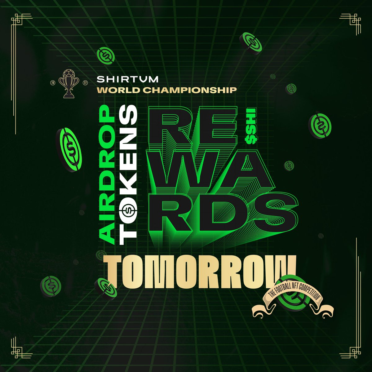 Shirtum's tweet image. ⌛️ It's the final countdown! ⌛️

🏆 #SWC22 Token Rewards will be announced tomorrow!

🔥 Come and vibe with us, we are ready to fire!