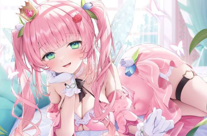 花国アンネさん(@ Hanaguni_Anne)のサムネ写真お撮りしました📸ぷにほっぺ🌷👑
#いらすとあんねぇ 