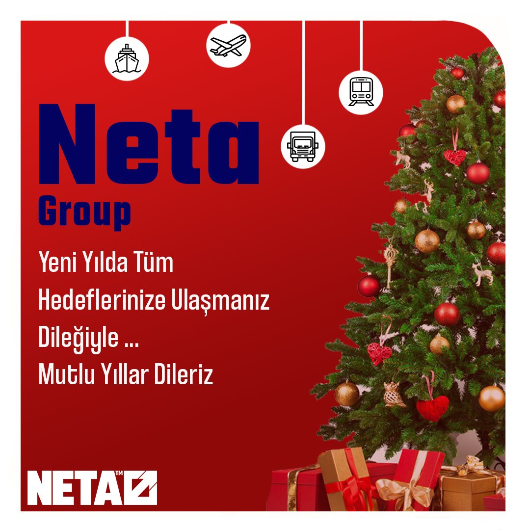 Neta Group
Yeni Yılda Tüm Hedeflerinize Ulaşmanız Dileğiyle...
Mutlu Yıllar Dileriz.
#newyear  #netagroup