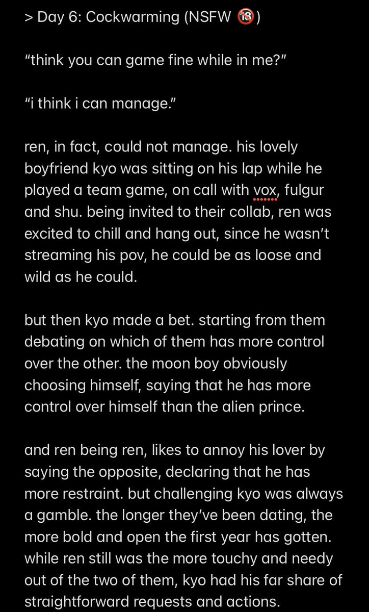 kyoahae's tweet image. #RenkyottoWeek2022 #Renkyotto

Day 6: Cockwarming — 🔞 NSFW 🔞
— 1/2