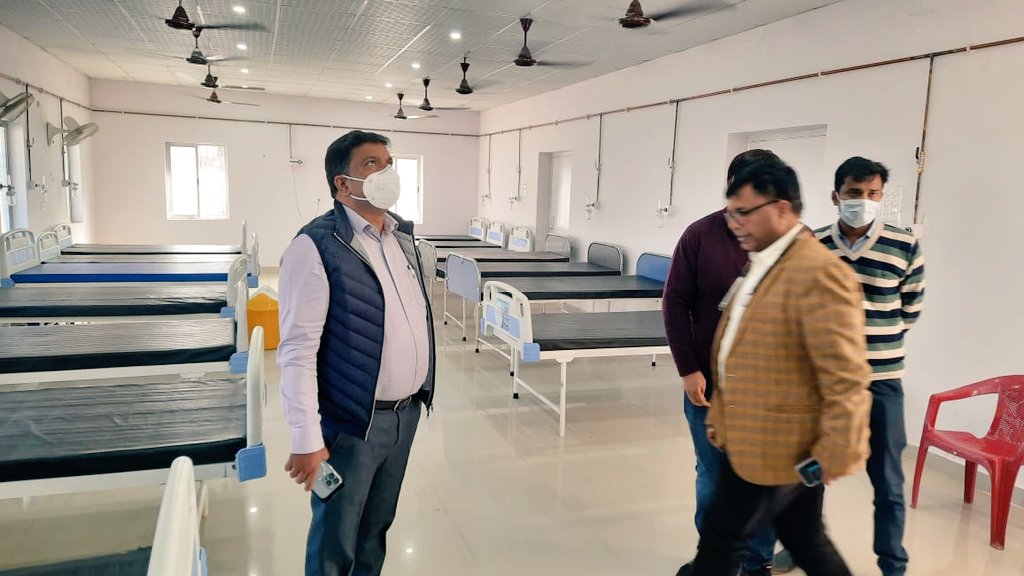 पलामू DC ने MMCH के डेडीकेटेड COVID वार्ड का लिया जायजा- Palamu DC inspected dedicated COVID ward of MMCH